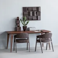 WOOOD Rubo eettafel 180X95 cm mangohout bruin